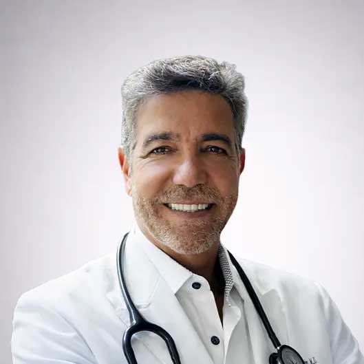 Portrait of Alex E. Lechin, M.D., F.C.C.P., F.A.A.S.M.